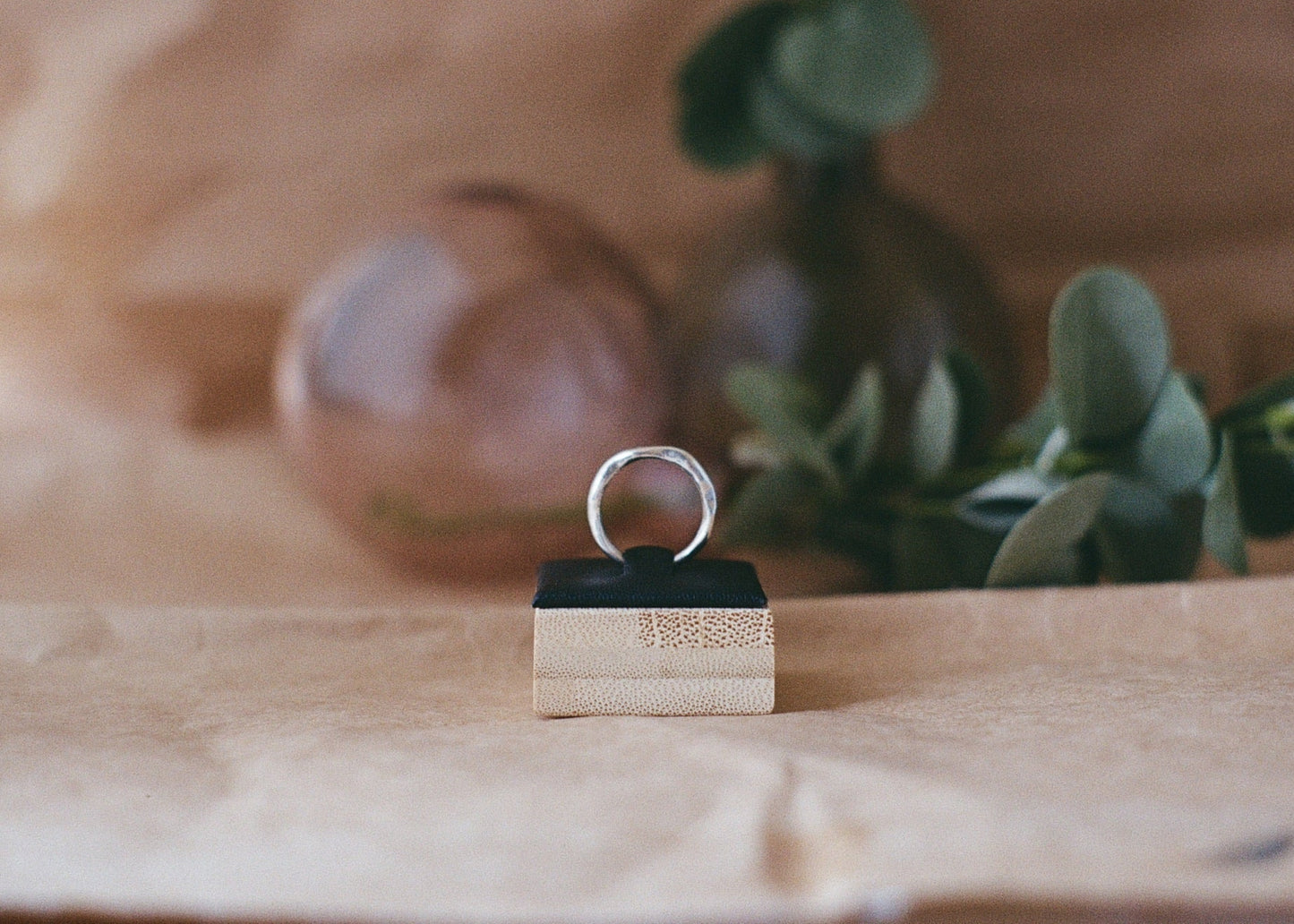 Molten Silver Stacker - Impression Band