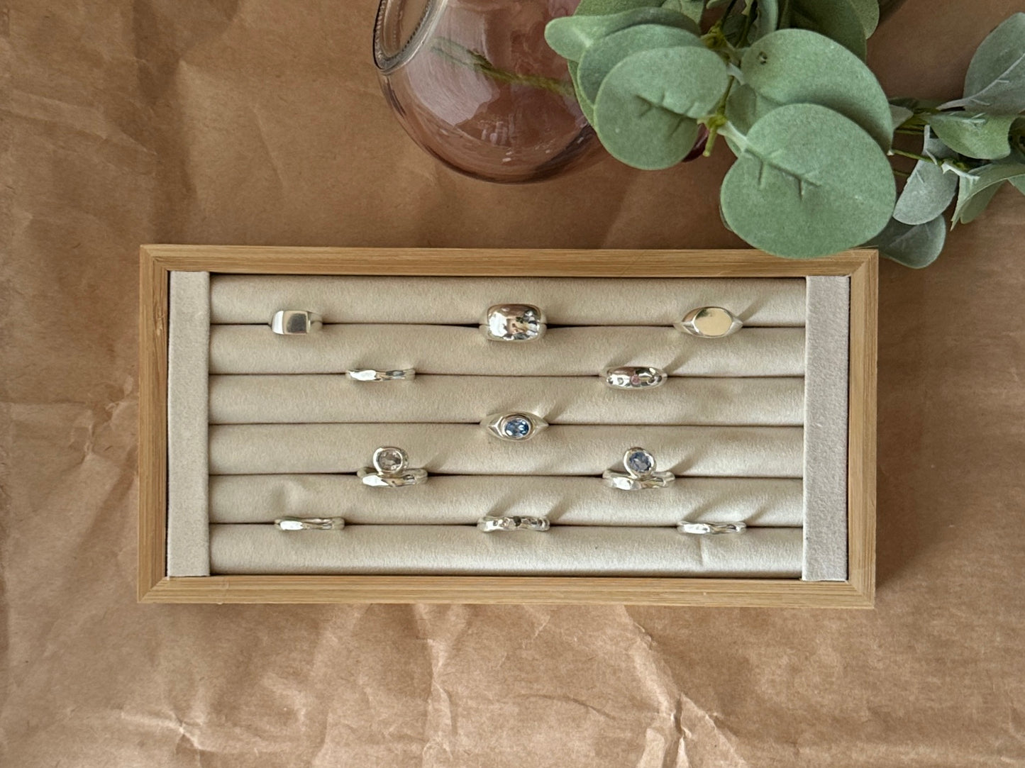 Bold Dome Ring - Silver Bubble