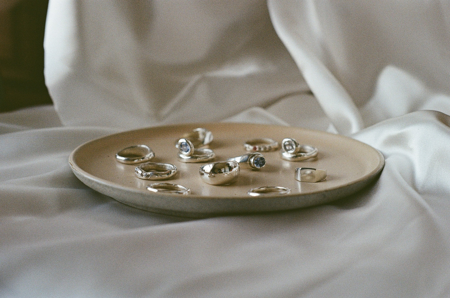 Bold Dome Ring - Silver Bubble